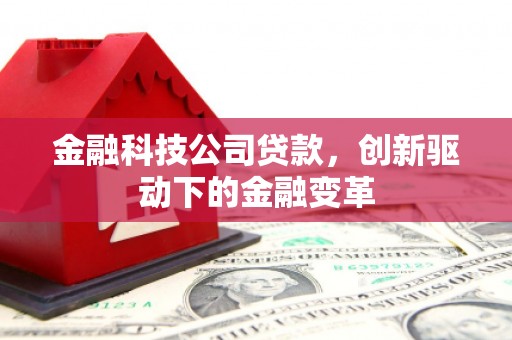 神农架金融科技公司贷款，创新驱动下的金融变革