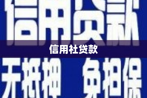 神农架信用社贷款