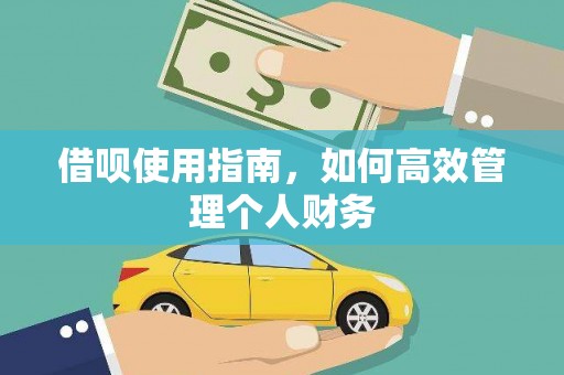 神农架借呗使用指南，如何高效管理个人财务