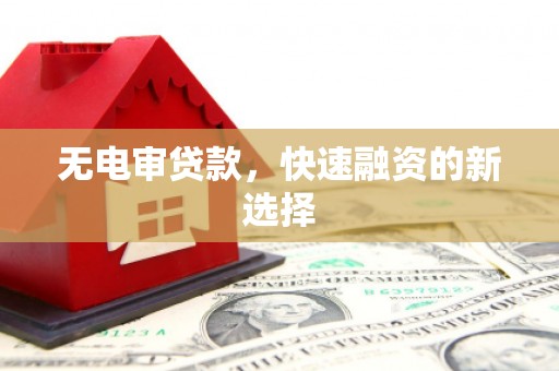 神农架无电审贷款，快速融资的新选择
