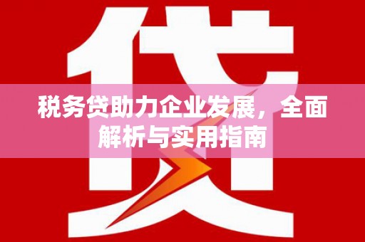 神农架税务贷助力企业发展，全面解析与实用指南
