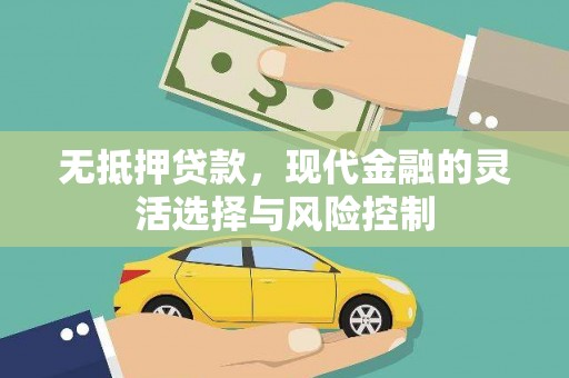 神农架无抵押贷款，现代金融的灵活选择与风险控制