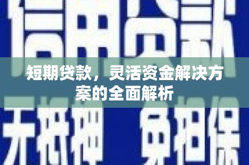 神农架短期贷款，灵活资金解决方案的全面解析