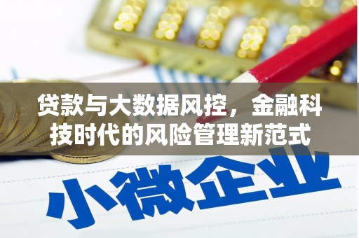 神农架贷款与大数据风控，金融科技时代的风险管理新范式