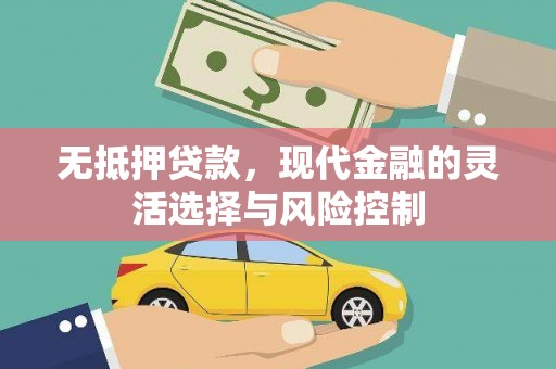 神农架无抵押贷款，现代金融的灵活选择与风险控制