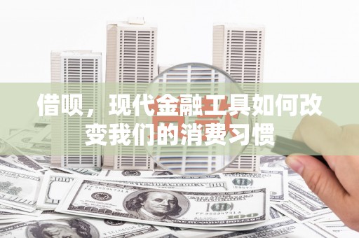 神农架借呗，现代金融工具如何改变我们的消费习惯