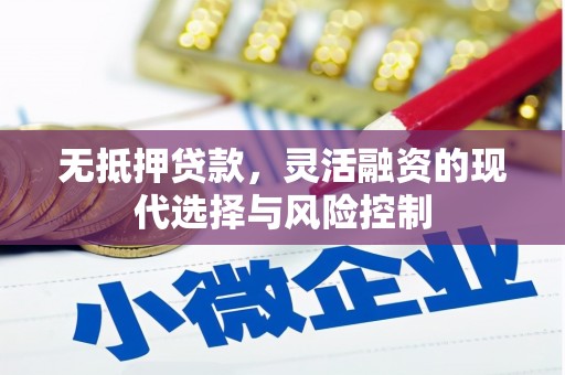 神农架无抵押贷款，灵活融资的现代选择与风险控制