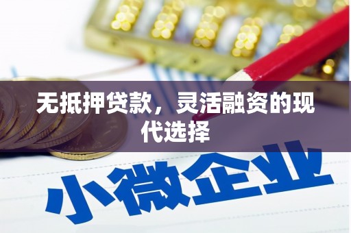 神农架无抵押贷款，灵活融资的现代选择