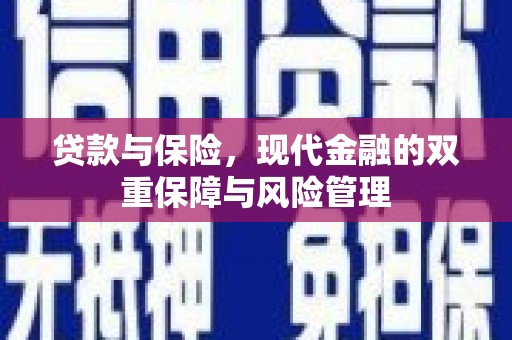 神农架贷款与保险，现代金融的双重保障与风险管理