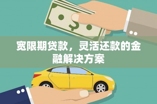 神农架宽限期贷款，灵活还款的金融解决方案