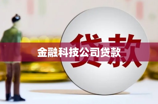 神农架金融科技公司贷款