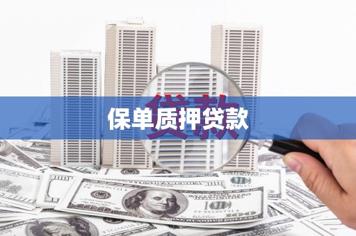 神农架保单质押贷款